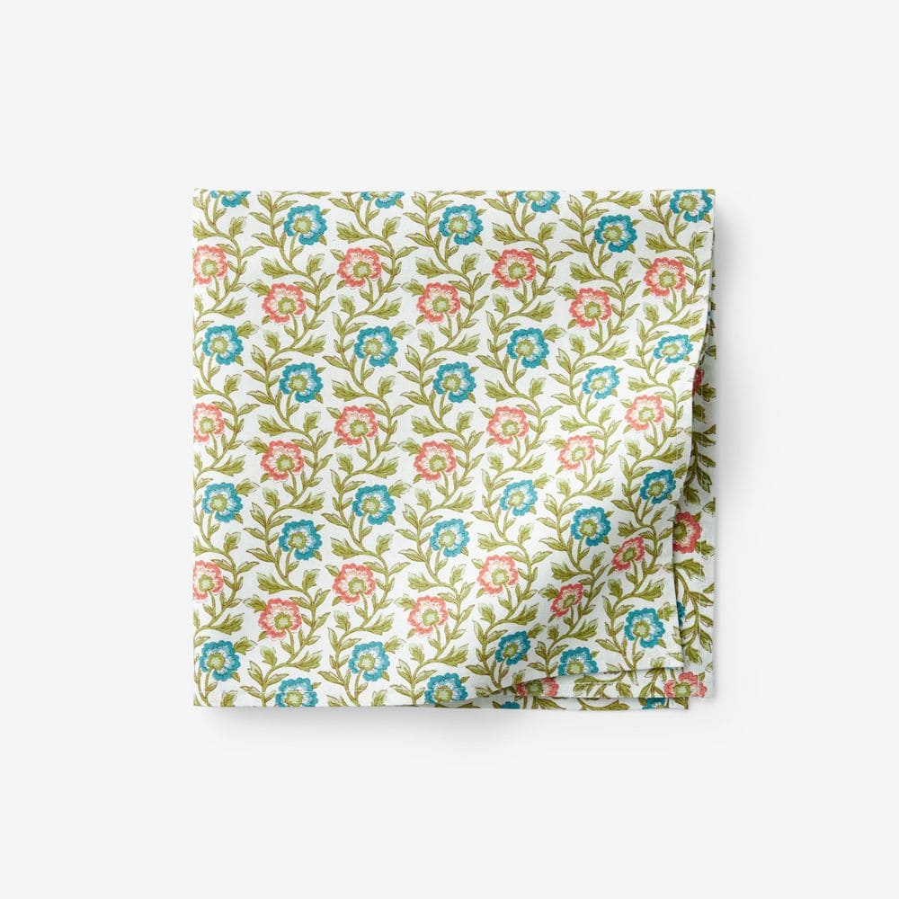 Company Cotton Spring Birds 19 in. W x 19 in. H Green Napkin (Set of 4) - Hercitys