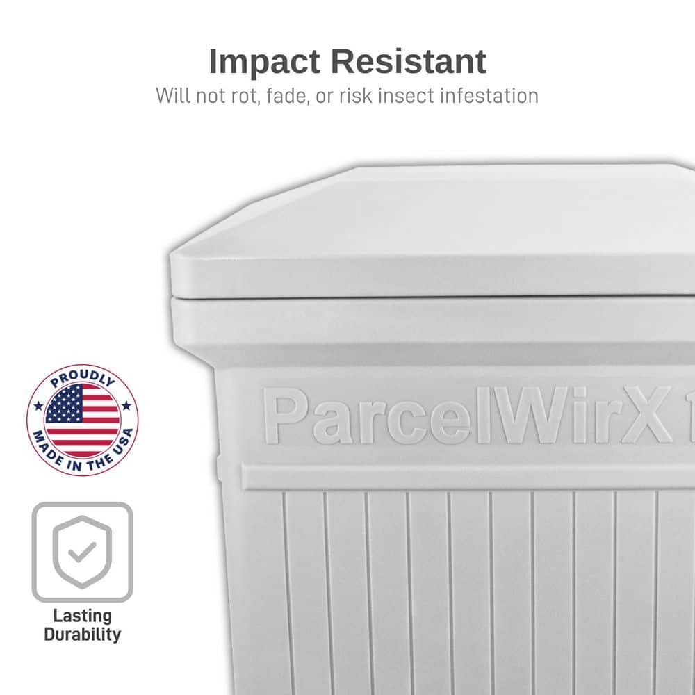 ParcelWirx Slate Gray Vertical Package Delivery Box - Hercitys