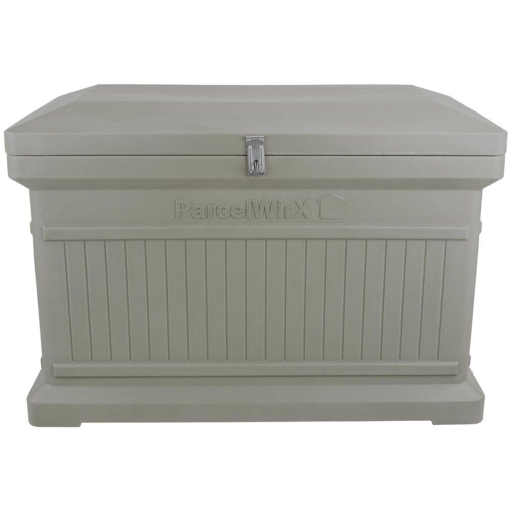 ParcelWirx Prestige Pewter Horizontal Lockable Package Delivery Box - Hercitys