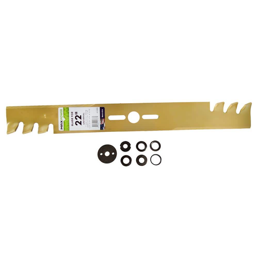 Universal Gold Metal Mulching Blade for 22 in. Cut Mower - Hercitys