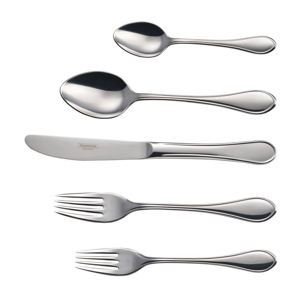 Italy 20-Piece 18/10 Stainless Steel Flatware Set - Hercitys