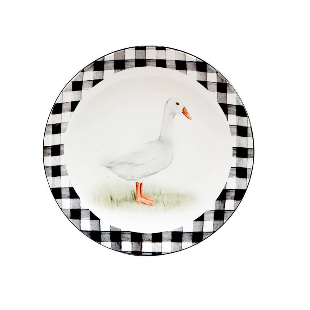 On the Farm Assorted Colors Salad Plates (Set of 4) - Hercitys