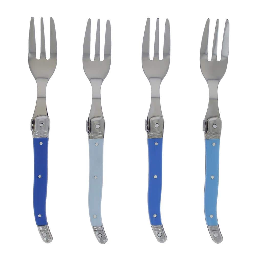 Laguiole Shades of Blue Cake Forks (Set of 4) - Hercitys