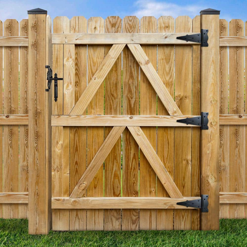 Deluxe Traditional Post Latch with Handle (Hardware Included) - Hercitys