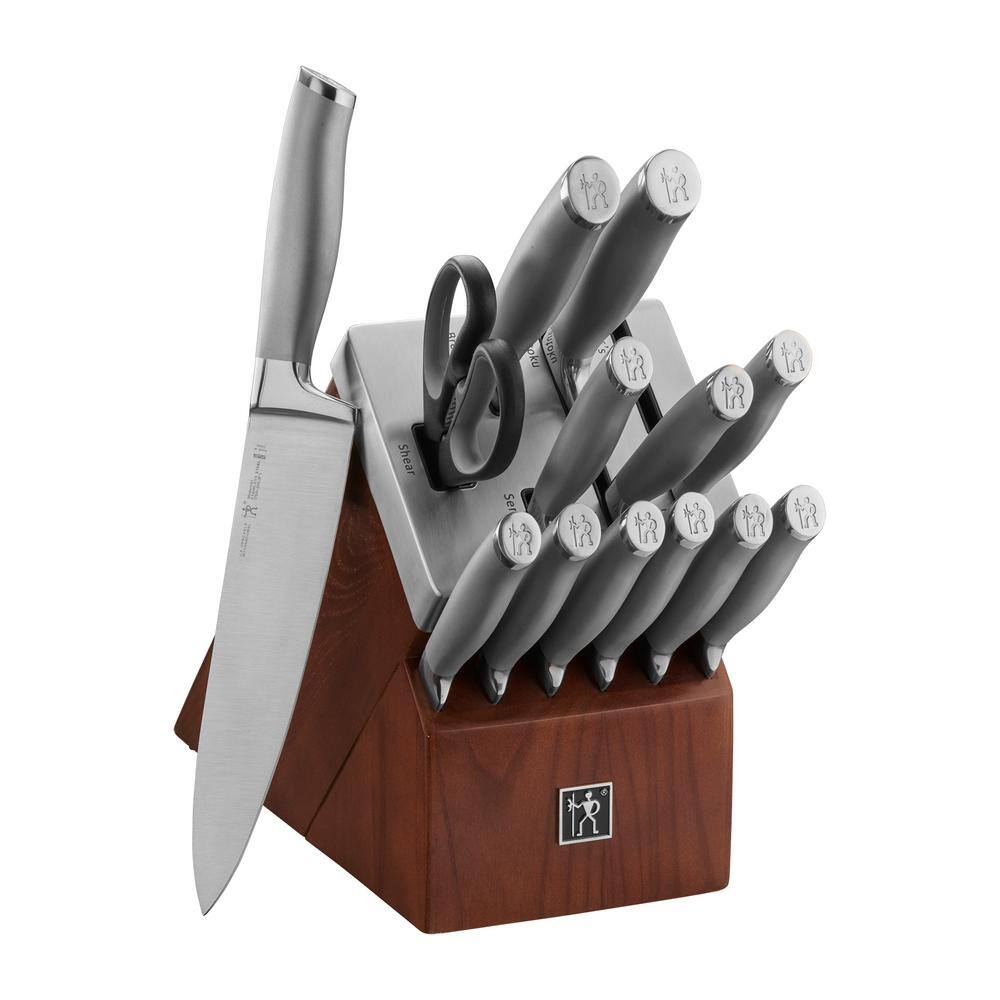 Modernist 14-Piece Self-Sharpening Knife Block Set - Hercitys