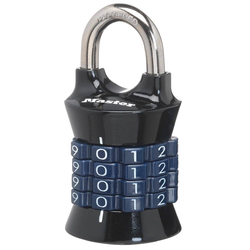 Combination Locker Lock, Resettable, Assorted Colors - Hercitys