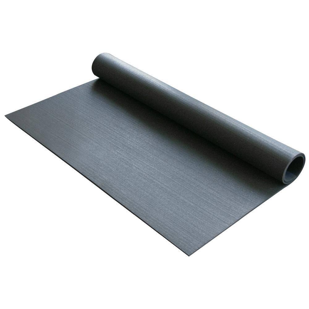 Elephant Bark Black 1/4 in. T x 48 in. W x 78 in. L Rubber Flooring (26 sq. ft.) - Hercitys