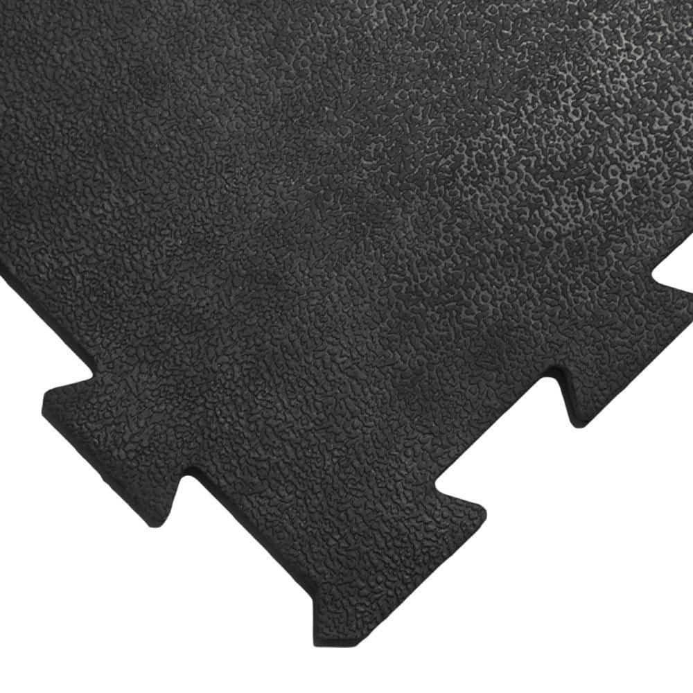 Armor-Lock 3/8 in. T x 24 in. W x 24 in. L Interlocking Rubber Tiles (16 sq. ft.) (4-Pack) - Hercitys