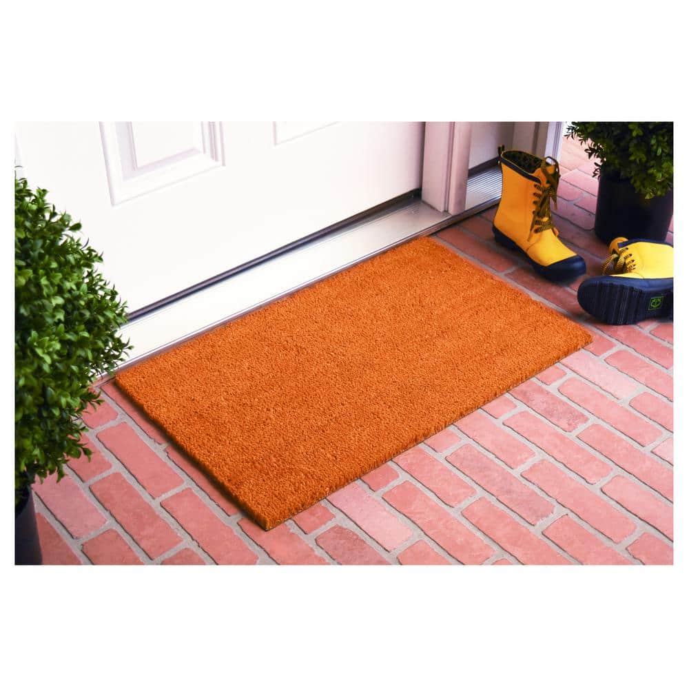 Collins Orange Pastel Doormat, 17″ x 29″ - Hercitys