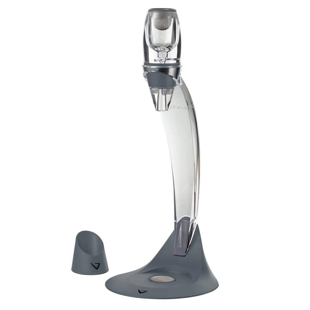 Acrylic Wine Aerator Tower Set for Red Wines with Clear Stand - Hercitys