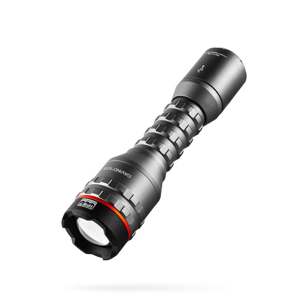 Davinci 800 Lumens Rechargeable Handheld Tactical Flashlight and Power Bank - Hercitys