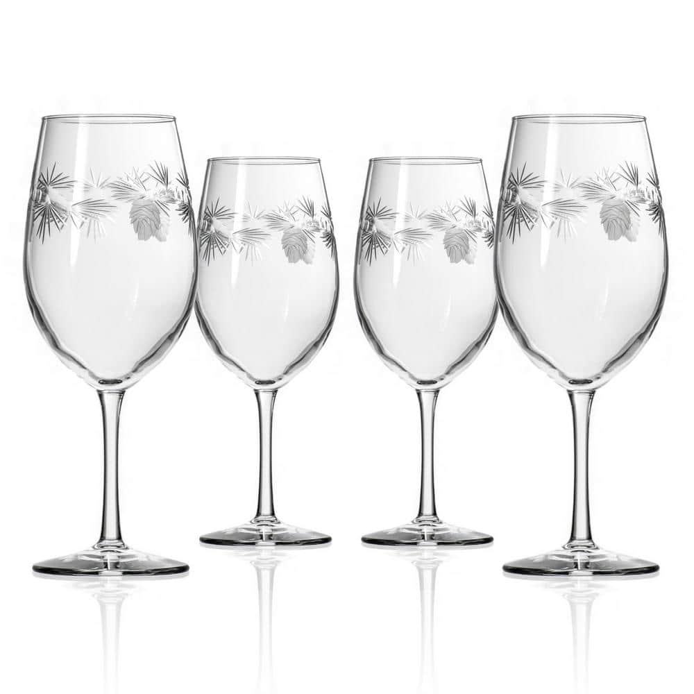 Icy Pine 18 oz. All Purpose Wine Glasses – Set of 4 - Hercitys