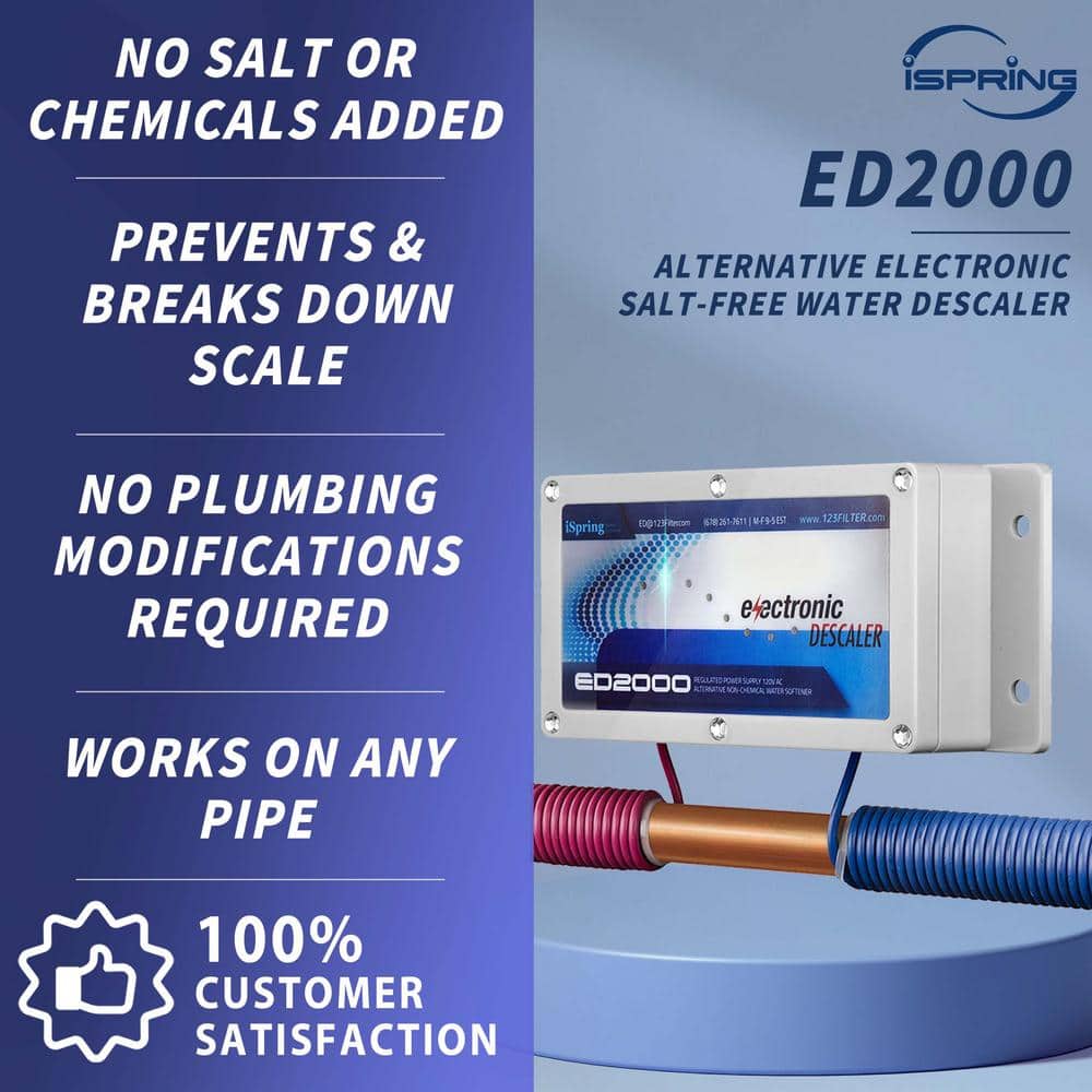 Whole House Electronic Descaler Water Conditioner, Alternative Water Softener - Hercitys