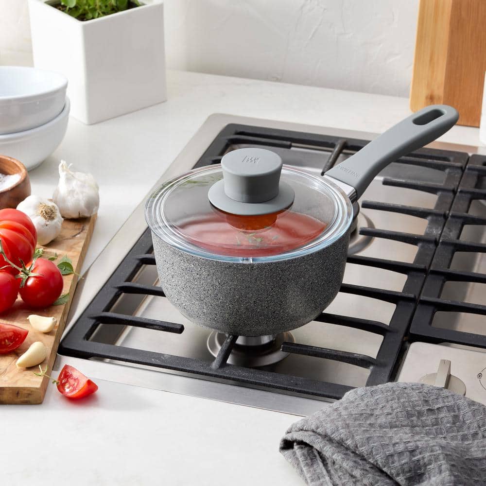 ZWILLING Parma Plus 1.5-qt Aluminum Nonstick Saucepan with Lid - Hercitys
