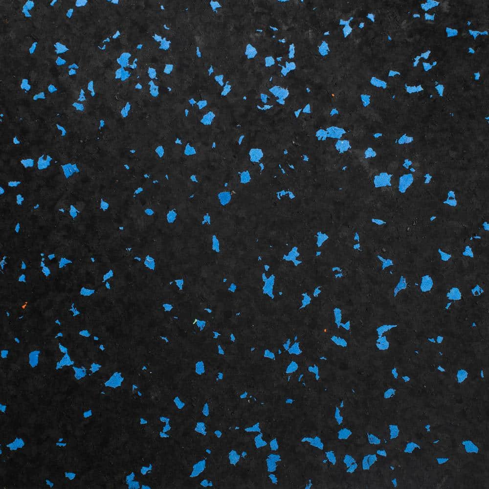 Eco-Lock Isometric Blue 24 in. x 24 in. x 0.3 in. Rubber Gym/Weight Room Flooring Tiles (25.7 sq. ft.) (6-Pack) - Hercitys