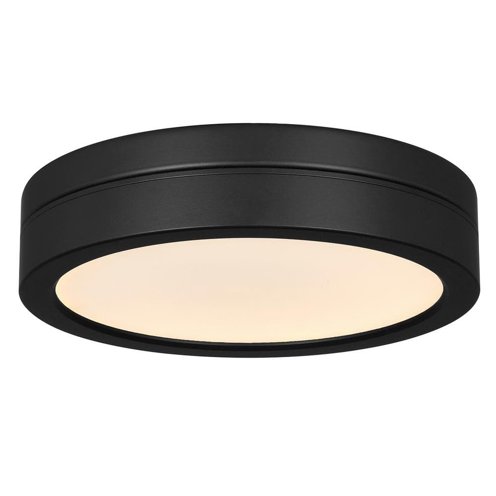 Titan Matte Black White Color Changing Integrated LED Ceiling Fan Light Kit - Hercitys