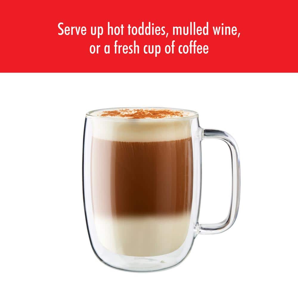 Sorrento Plus 2-pc Double-Wall Glass Latte Mug Set - Hercitys