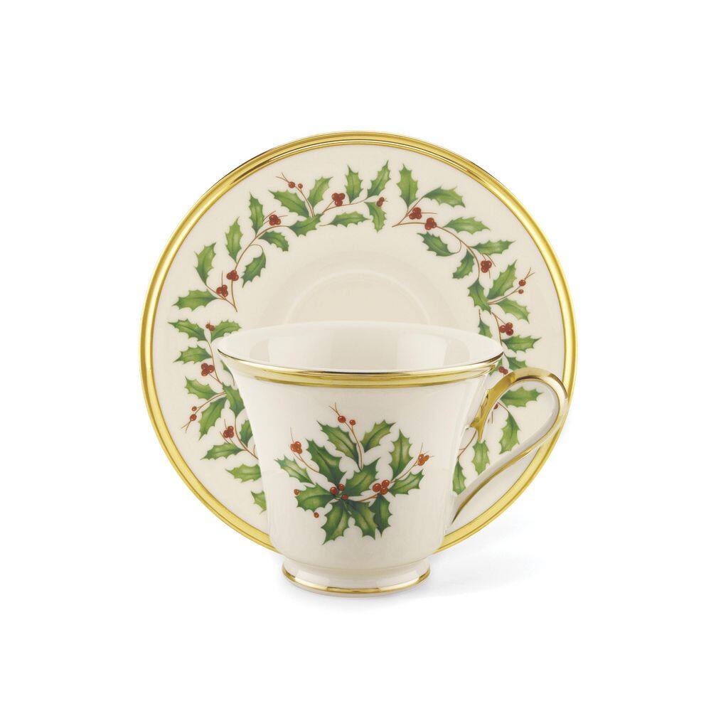 Holiday Bone China Ivory Saucer - Hercitys