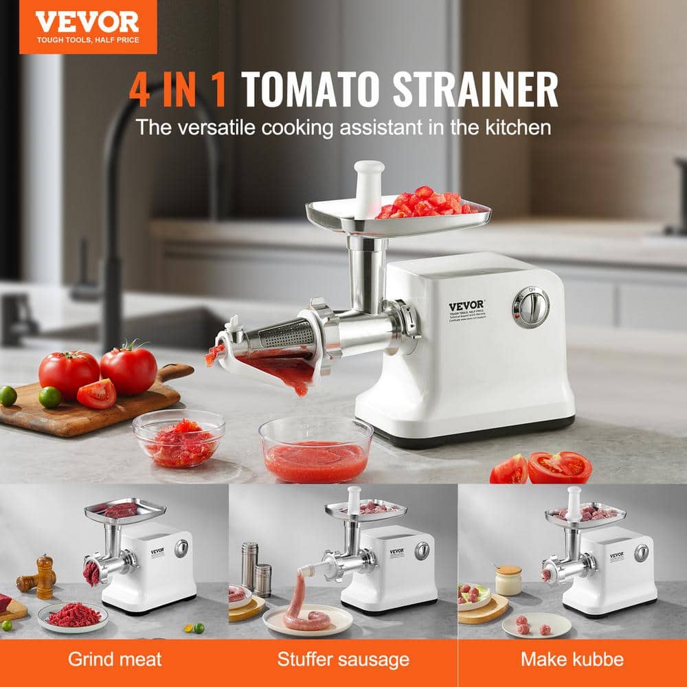 Electric Tomato Strainer, 700-Watt Tomato Sauce Maker Machine, 5.5 lbs.Food Strainer and Sauce Maker, Motor Food Mill - Hercitys