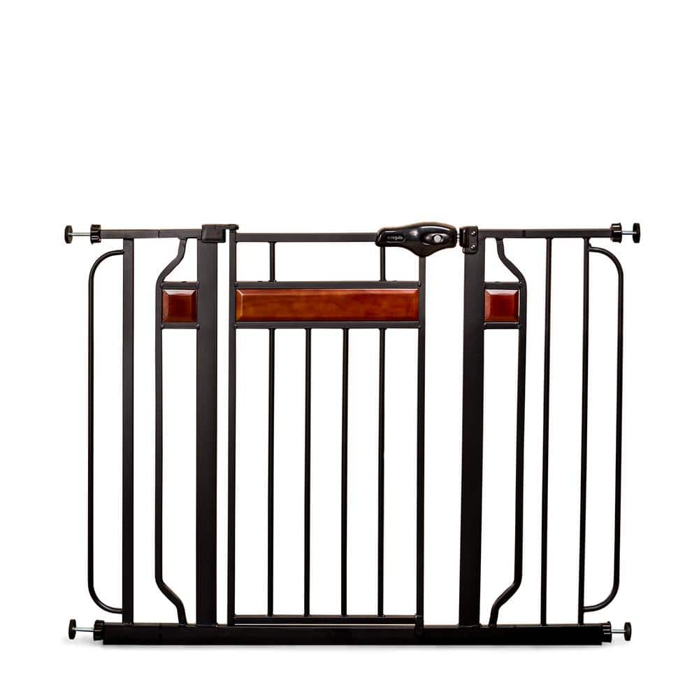 Home Accents 30 in. Metal Walk-Through Safety Gate - Hercitys