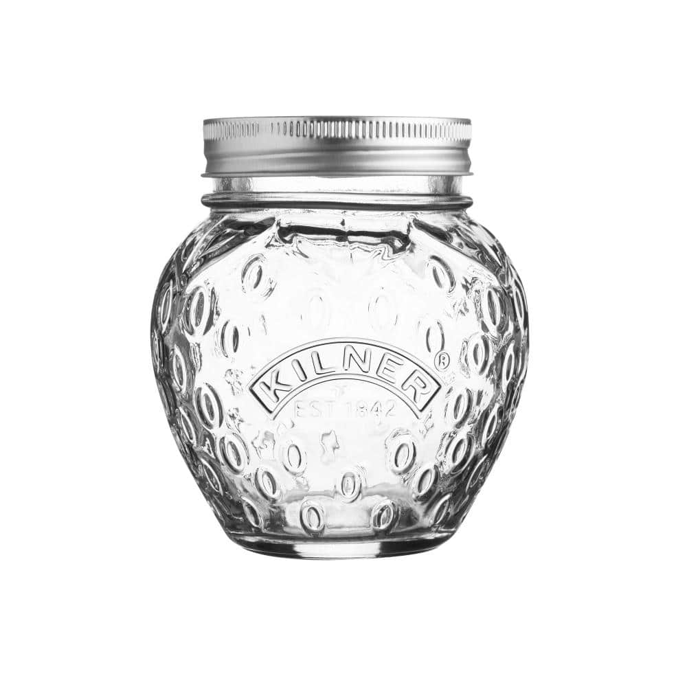 Canning Glass Strawberry Jar 13.5 oz. – (Set of 6) - Hercitys