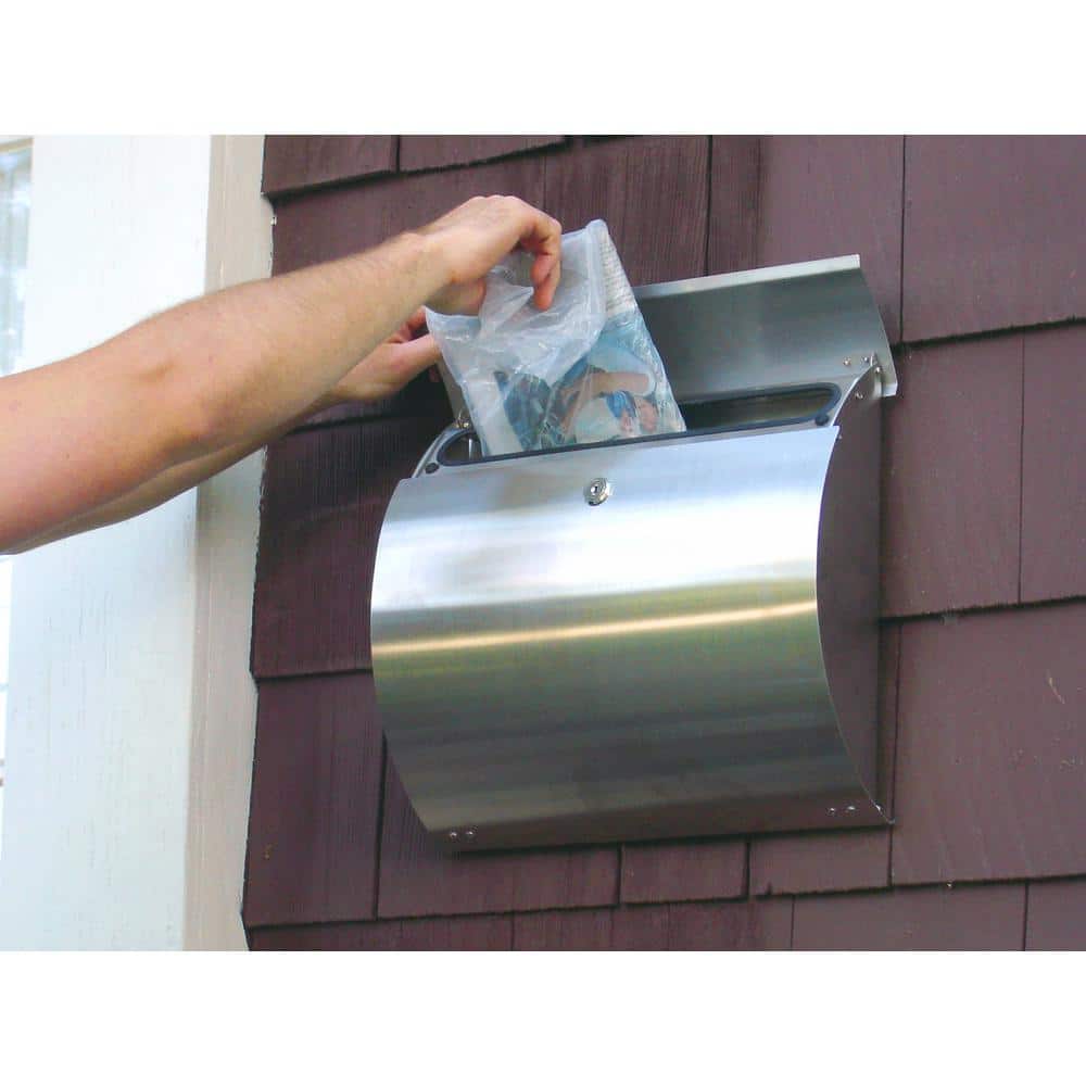 Spira Stainless Steel Wall Mount Locking Mailbox - Hercitys