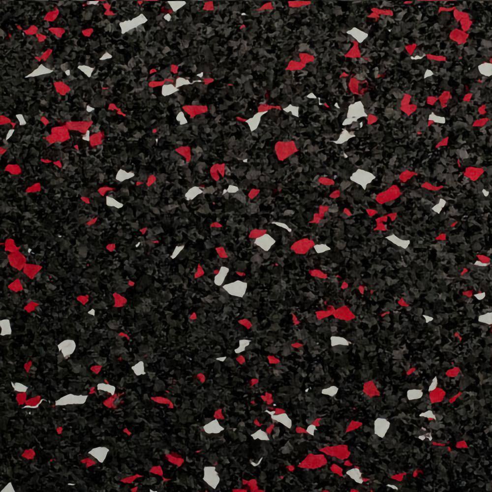 Eco-Lock Cross-Training In-The Zone 24 in. x 24 in. x 0.25 in. Rubber Gym/Weight Room Flooring Tiles (34 sq.ft.)(8-Pack) - Hercitys