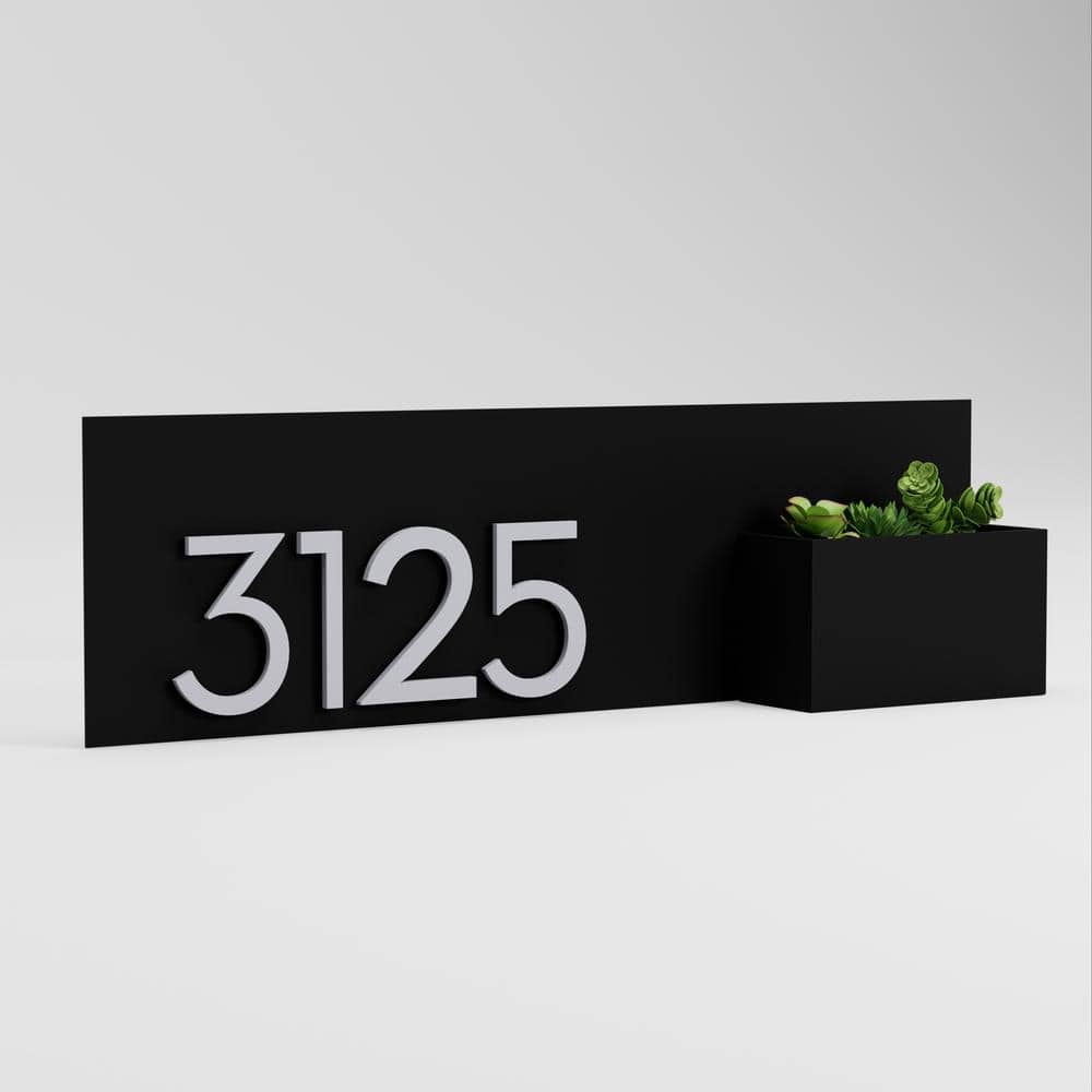 Vista View Rectangle Address Planter - Hercitys