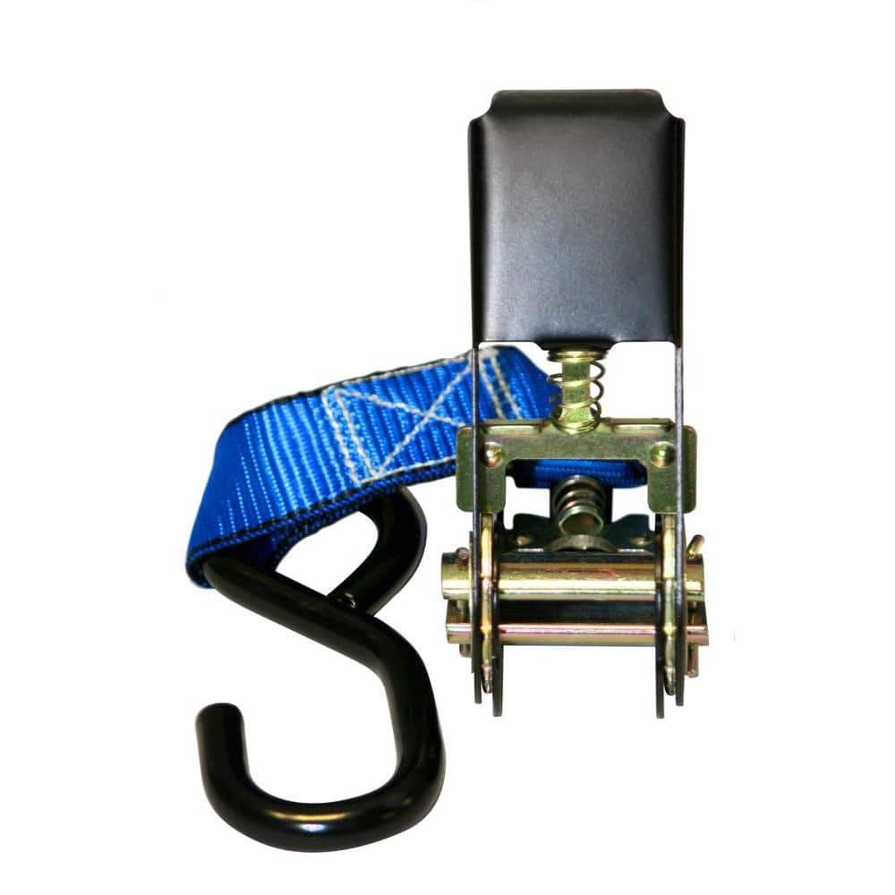 6 ft. x 1 in. 900 lbs. Ratchet Tie-Down ATV/Motorcycle Strap (4-Pack) - Hercitys