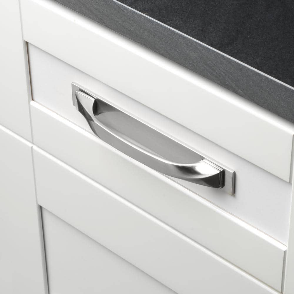 7-1/4 in. Squared Cabinet Backplate 5-1/16 in. Center to Center, 7342-128-SN - Hercitys