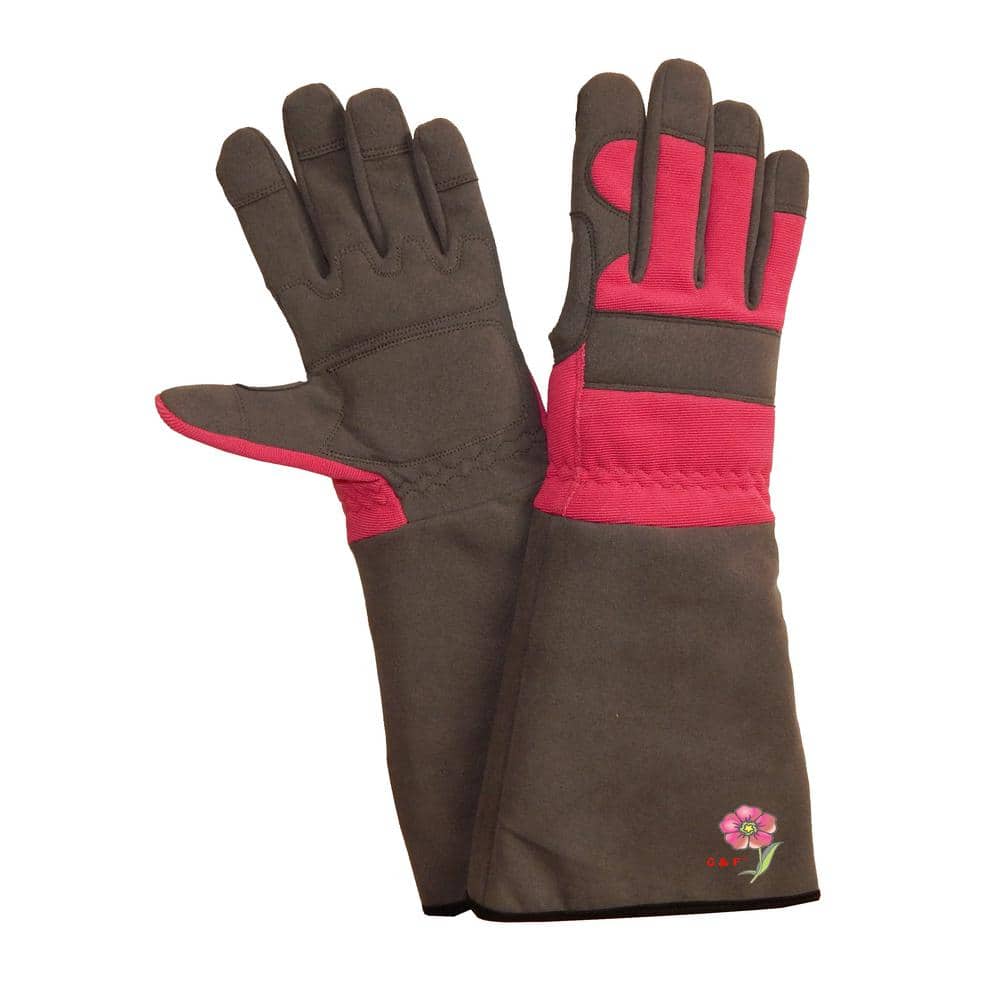 Superior Garden Rose Women’s Medium Gloves - Hercitys