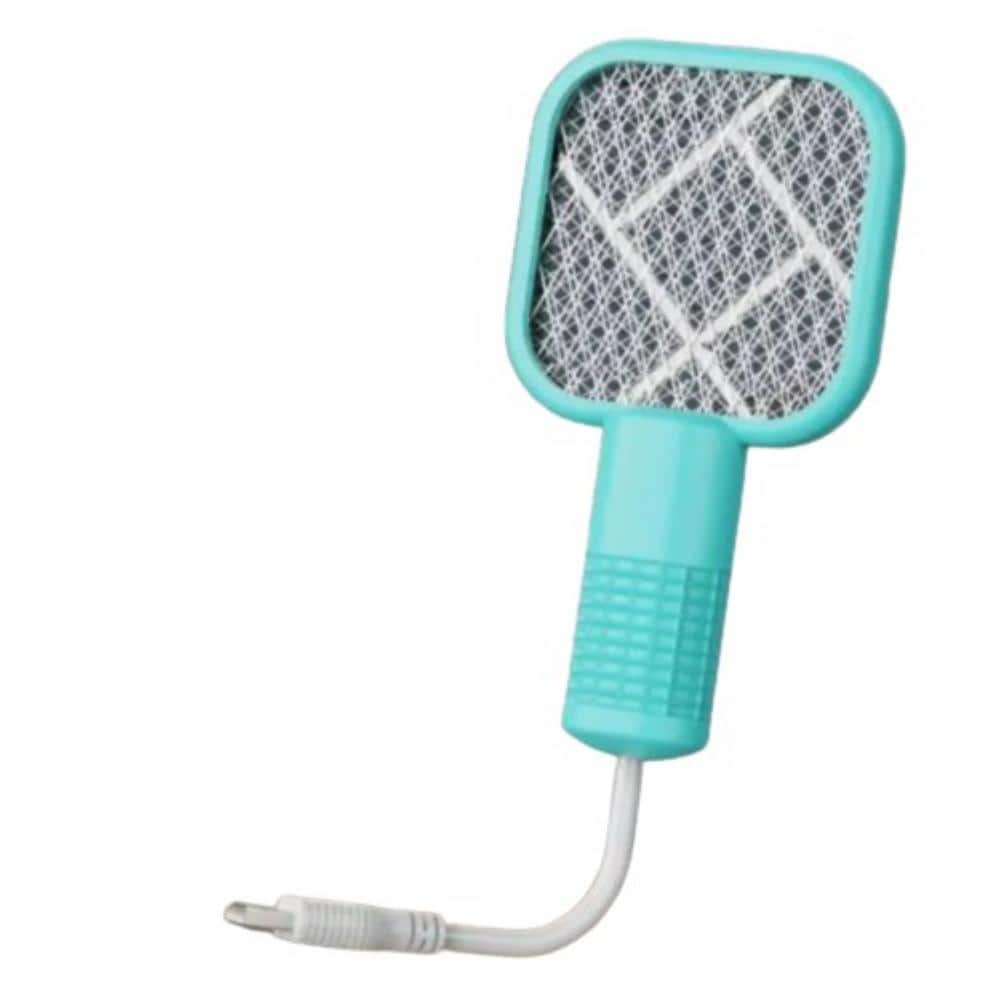 Indoor Mosquito Racket Killer Fly Swatter For Camping/Travel USB Led Trap Mosquito Killer Lamp 10-Pack in Blue Green - Hercitys