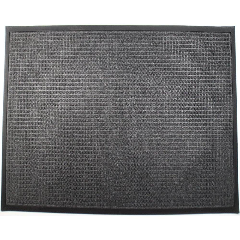 Rhino Mats – Town N Country Charcoal 24 in. x 36 in. Rubber Non-Slip Indoor Outdooor Entryway Floor Mat - Hercitys
