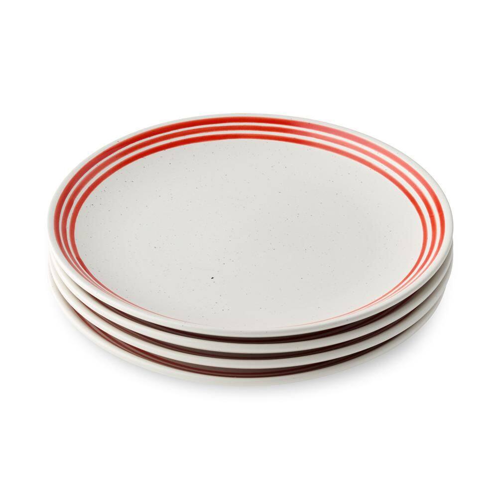 Dockside Red Salad Plate (Set of 4) - Hercitys