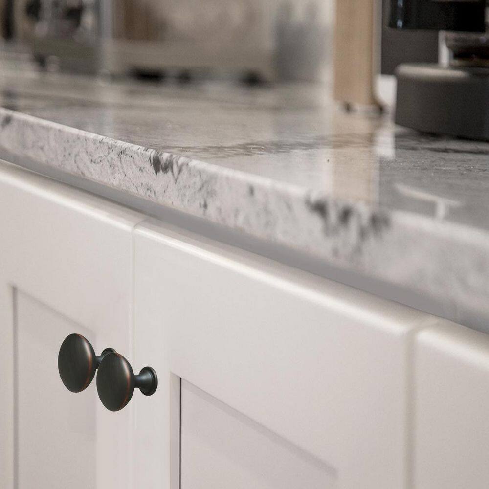 Midtown 1-3/16 in. Oil Rubbed Bronze Cabinet Knob Value Pack (10 per Pack) - Hercitys