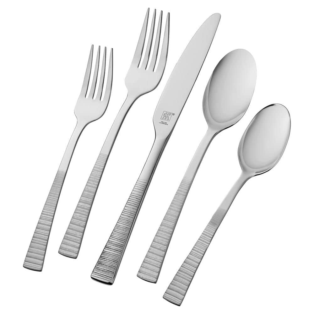 Kingwood 20-Piece Service for 4 18/10 Stainless Steel Flatware Set - Hercitys