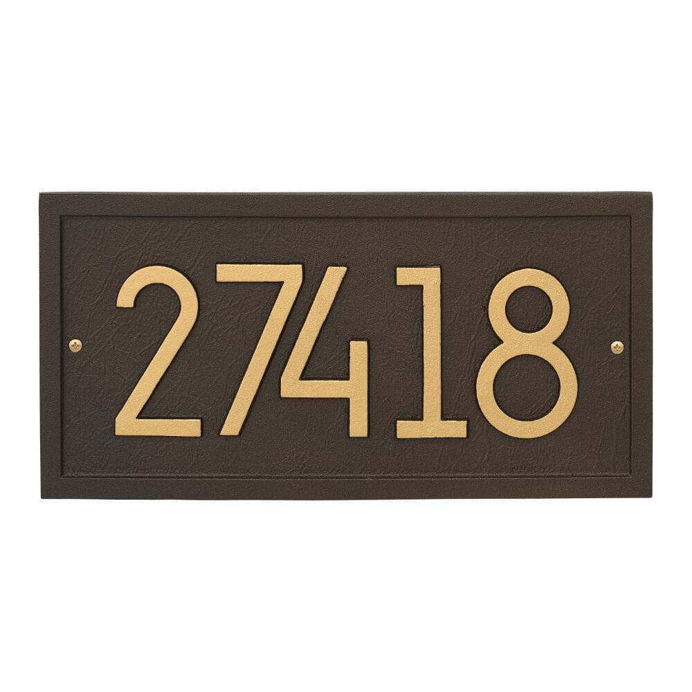Rectangle Modern Personalized Rectangle Wall Plaque - Hercitys