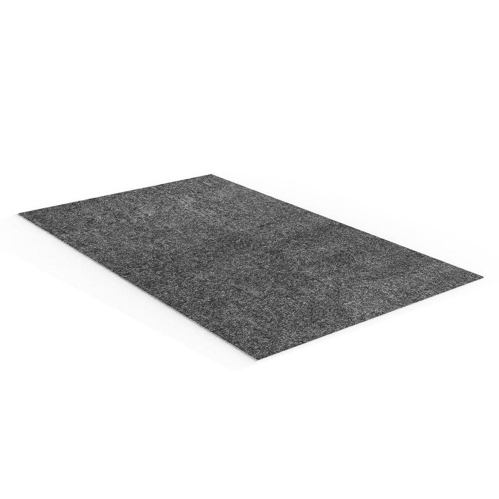 Garage Floor Mat Black Full Roll Carpet Waterproof Protection Polypropylene Texture 194.26 sq. ft. Non-slip Mat - Hercitys