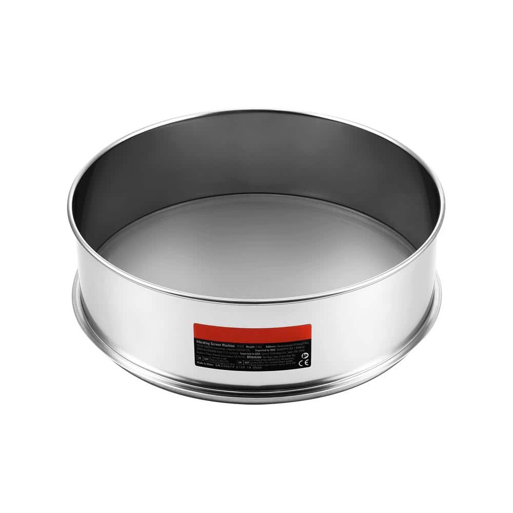 80 Mesh Flour Sieve, 304 Stainless Steel Fine Mesh Sifter, 12.6 in. Strainer for Flour, Mungbean, Rice, Baking - Hercitys