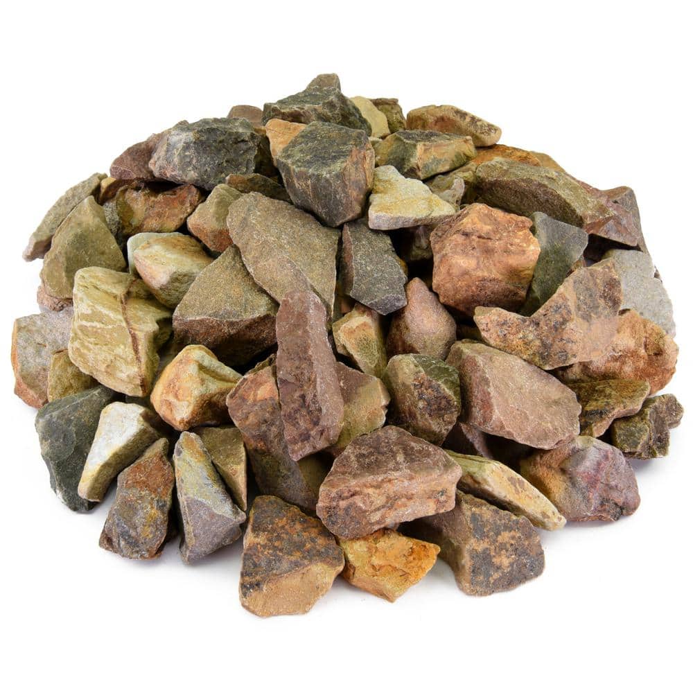0.25 cu. ft. 3/4 in. Horse Creek Crushed Landscape Rock for Gardening, Landscaping, Driveways and Walkways - Hercitys