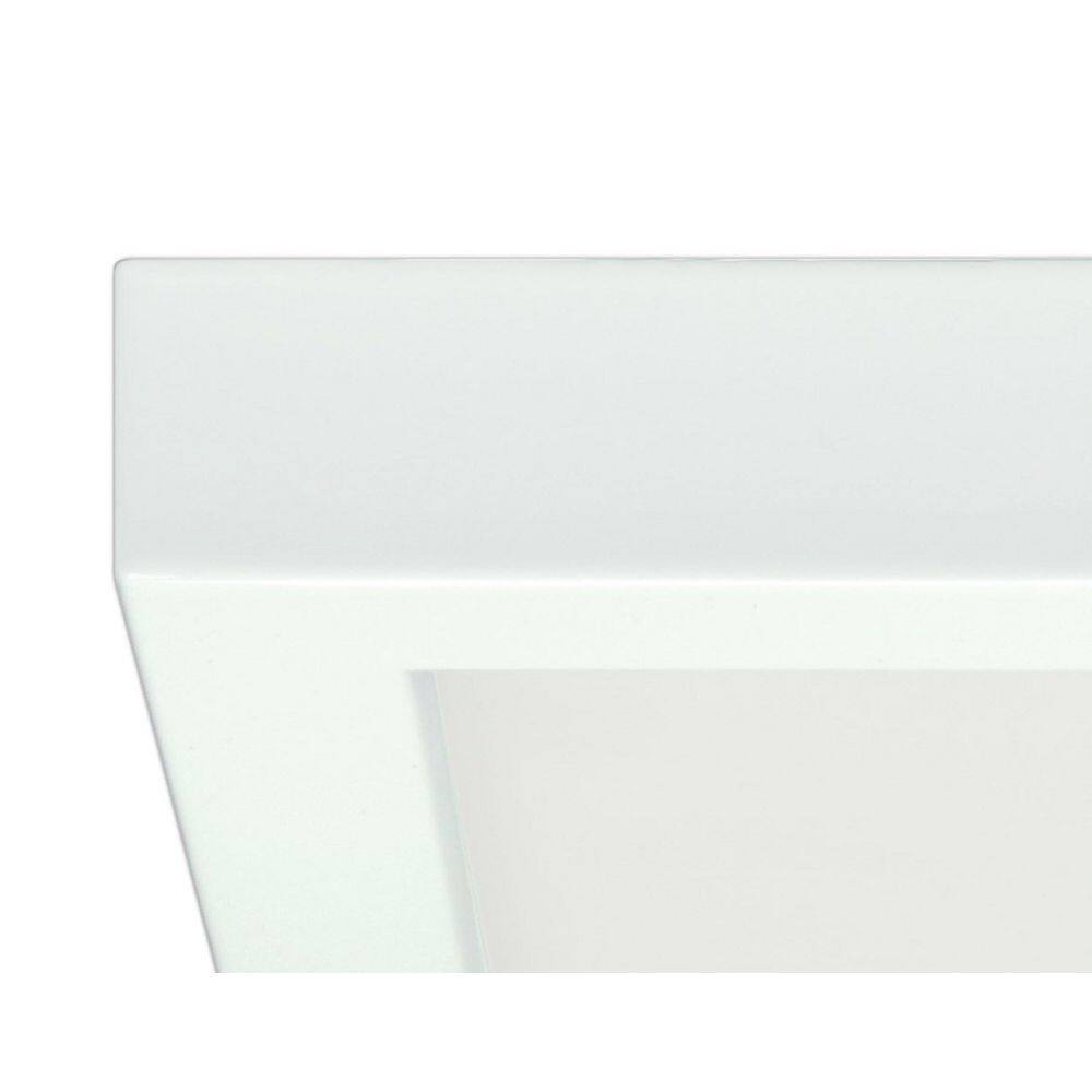 5 in. 10.5-Watt White Integrated LED Flush Mount - Hercitys