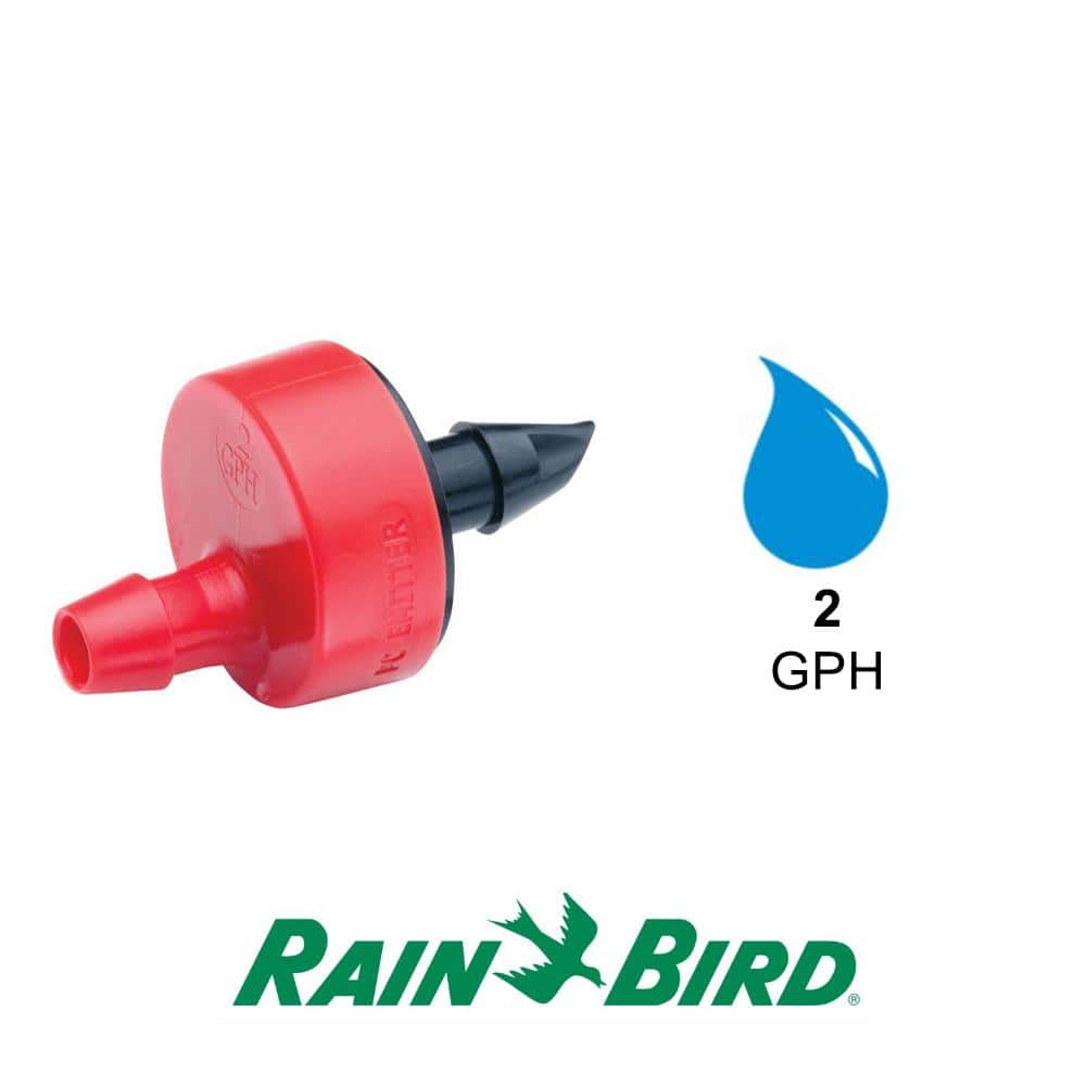 2 GPH Pressure Compensating Spot Watering Drippers/Emitters (30-Pack) - Hercitys