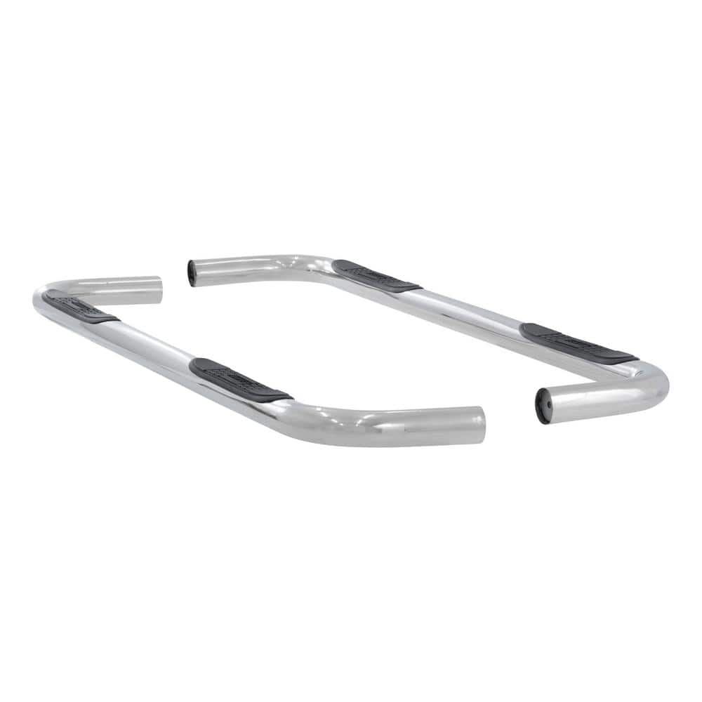 3-Inch Round Polished Stainless Steel Nerf Bars, No-Drill, Select Chevrolet Suburban - Hercitys