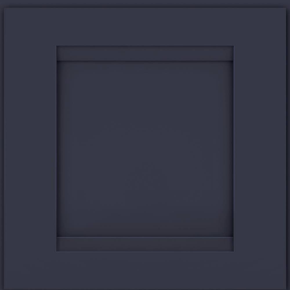 14-5/8 in. x 14-5/8 in. Cabinet Door Sample in Midnight - Hercitys
