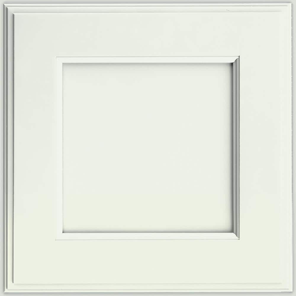14-5/8 in. x 14-5/8 in. Cabinet Door Sample in Dove White - Hercitys