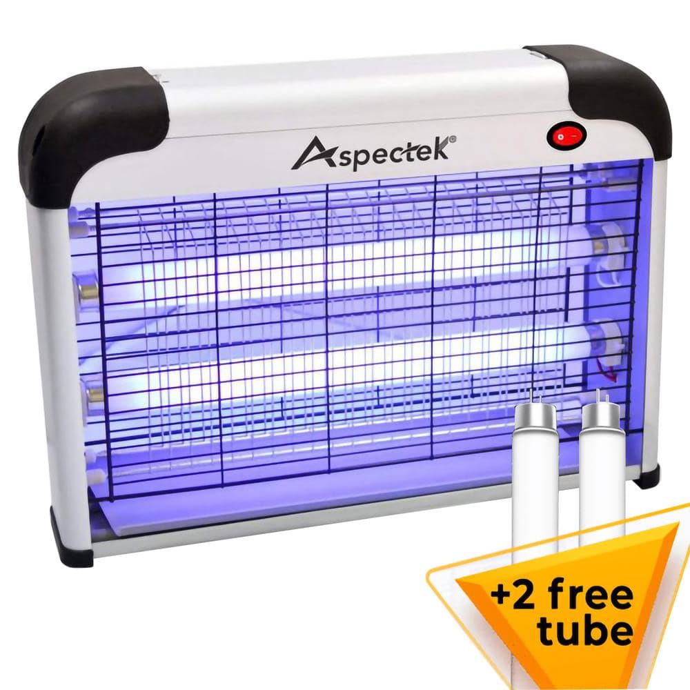 20-Watt Bug Zapper and Electric Indoor Insect Killer Including 2 Free Replacement Bulbs - Hercitys