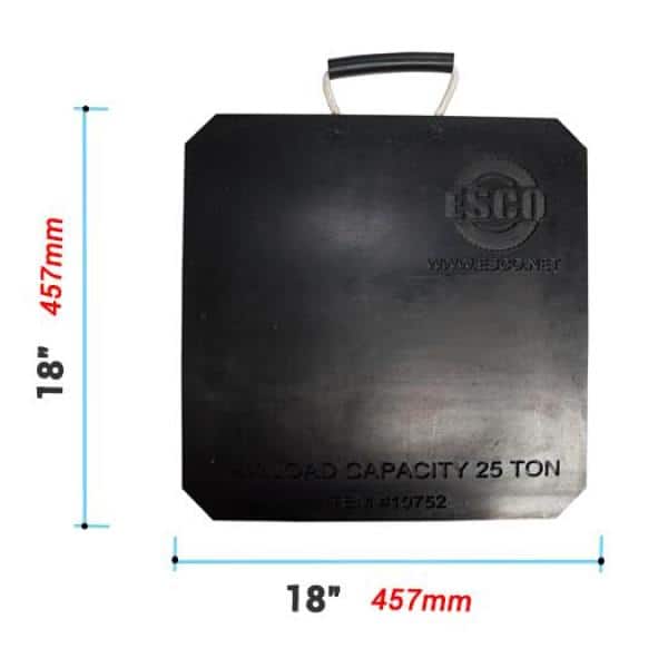 25-Ton Jack Support Cribbing Plate - Hercitys