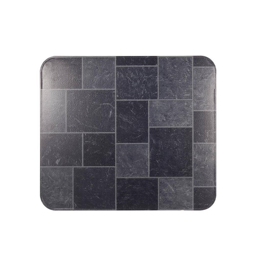 28 in. x 32 in. Type 2 UL1618 Gray Slate Tile Stove Board - Hercitys