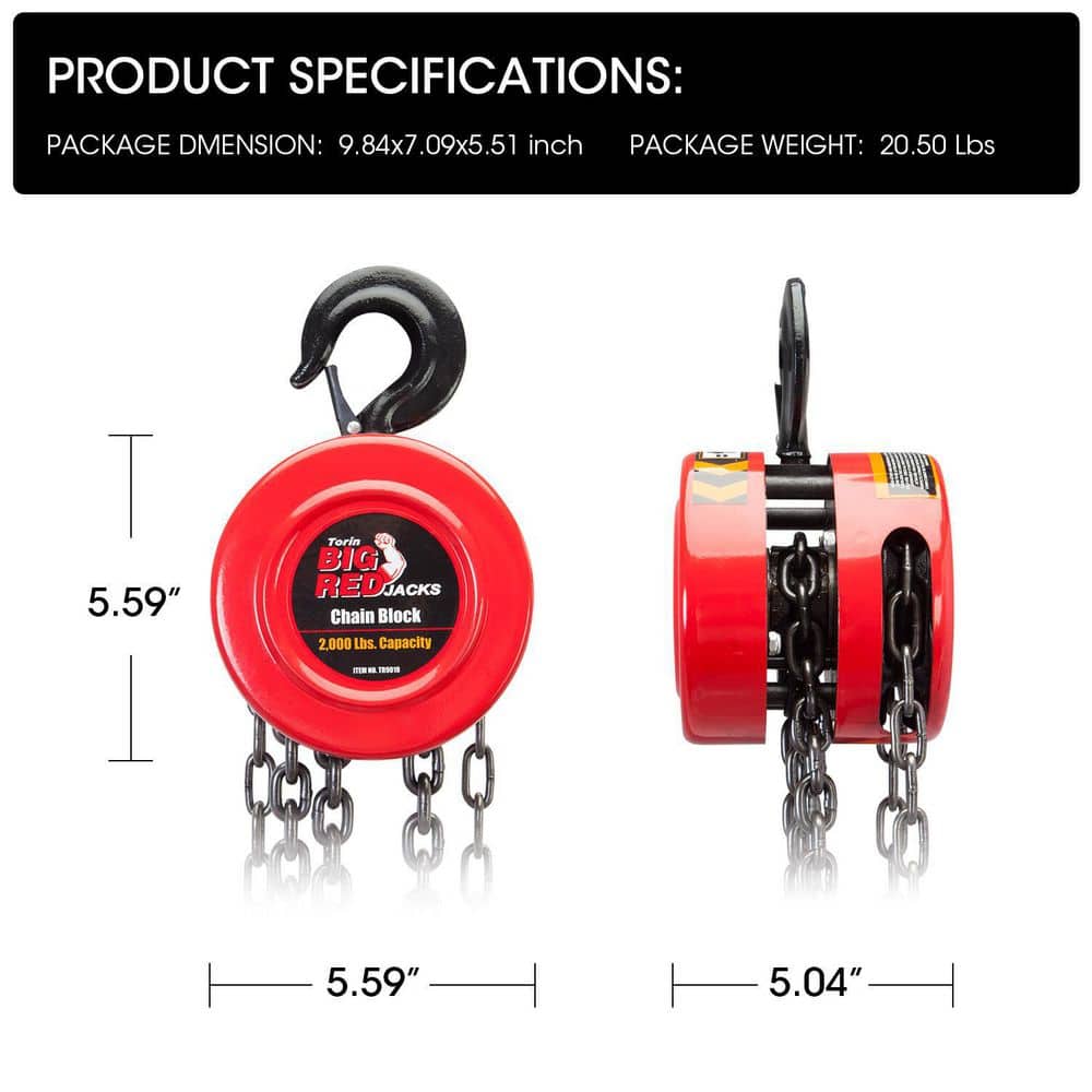1-Ton Chain Hoist - Hercitys