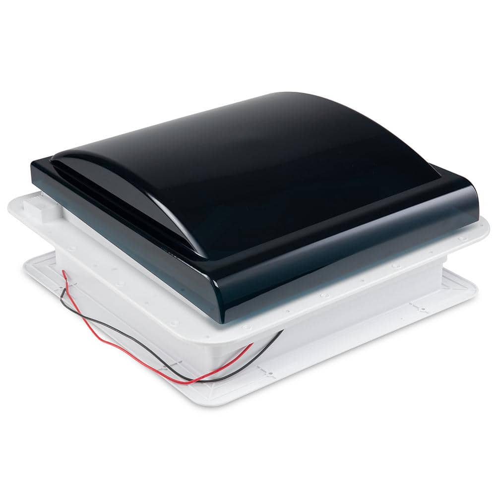 14 in. RV Roof Vent Fan – 12V Motorhome Fan with 3 Speed Intake and Exhaust - Hercitys